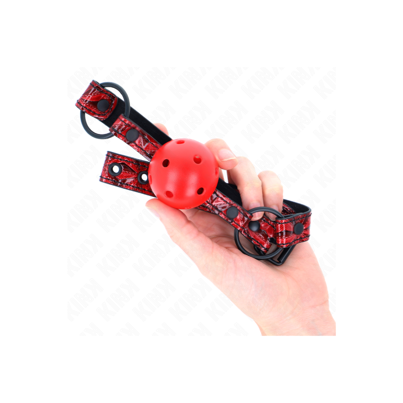 KINK - BOULE MOTIF DIAMANT 4,5 CM GAG MODÈLE 1 64,5 CM RÉGLABLE 42-60…