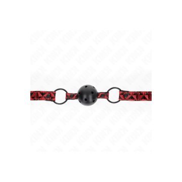 KINK - DIAMOND PATTERN BALL 4.5 CM GAG MODEL 2 64.5 CM ADJUSTABLE 42-…