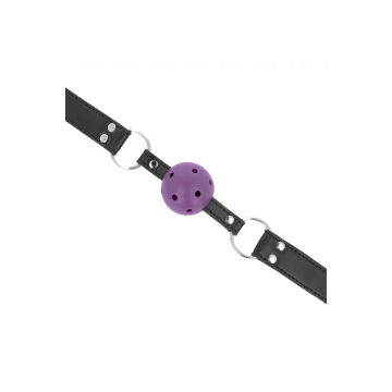 KINK - PALLA TRASPIRANTE BAVAGLIO 4 CM CON DOPPIO RIVETTO VIOLA 62,5…
