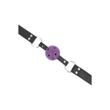 KINK - ATMUNGSAKTIVER BALL 4 CM KNEBEL MIT DOPPELNIET LILA 62,5 x 2,5…