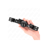 KINK - SOFT AND SOLID BALL 4 CM GAG WITH LEATHERETTE STRAP 62 x 2.5 C…
