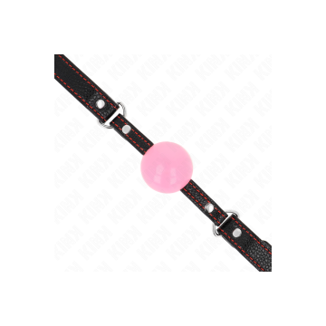 KINK - PALLA ORO ROSA 4 CM GAG 60 x 2 CM - KINK COLLAR & GAG - Mascel…