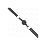 KINK - TPE BALL 4 CM GAG WITH BLACK LOCK 60 x 2 CM - KINK COLLAR & GA…