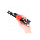 KINK - BÂILLON BALLE 4 CM AVEC SERRURE BOULE ROUGE BRACELET NOIR 60 x…