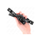 KINK - BÂILLON BALLE 4 CM AVEC POINTE RIVET ET SNAP LOCK 65 x 2 CM -…