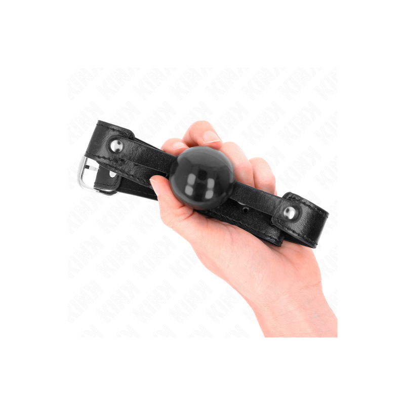 KINK - SOFT TPE BALL 4 CM GAG MODEL 2 65 x 2.5 CM - KINK COLLAR & GAG…