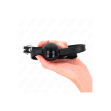 KINK - SCHWARZER EINZELNER FESTER BALL 4 CM GAG 65 x 1,5 CM - KINK CO…