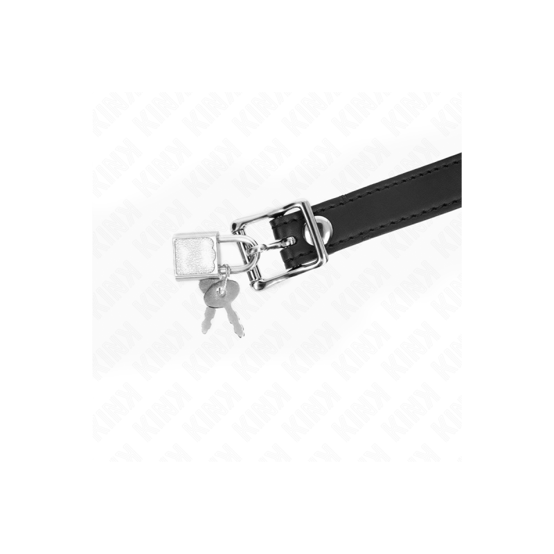 KINK - BÂTON EN SILICONE 4 CM AVEC SERRURE 60 x 2 CM - KINK COLLAR &…