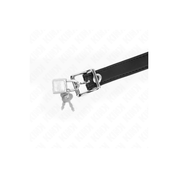 KINK - MODELLO 1 PALLA IN SILICONE 4 CM GAG CON SERRATURA 60 x 2 CM -…