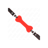 KINK - OS ROUGE 12 CM BAG 63 x 2 CM - KINK COLLAR & GAG - Mâchoires
