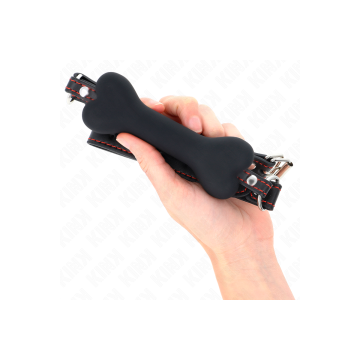 KINK - BÂTON NOIR OS 12 CM 63 x 2 CM - KINK COLLAR & GAG - Mâchoires