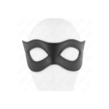 KINK - LEATHERETTE MASK MODEL 2 23 x 7.5 CM - KINK MASKED ALLURE - Bl…