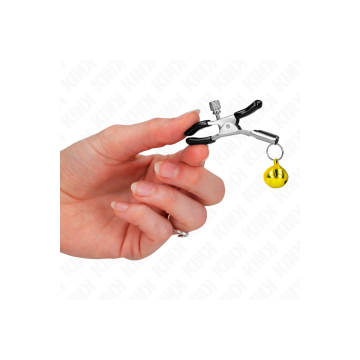KINK - GOLDENE EINZELNE GLOCKEN-NIPPELNKLEMME 6 CM - KINK NIPPLE GRIP…