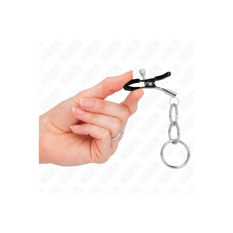 KINK - MORSETTO PER CAPEZZOLO CON 3 O-RING 6 CM - KINK NIPPLE GRIP -…