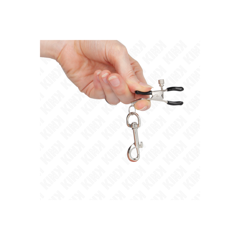 KINK - MORSETTO PER CAPEZZOLI A GANCIO 6 CM - KINK NIPPLE GRIP - Mors…
