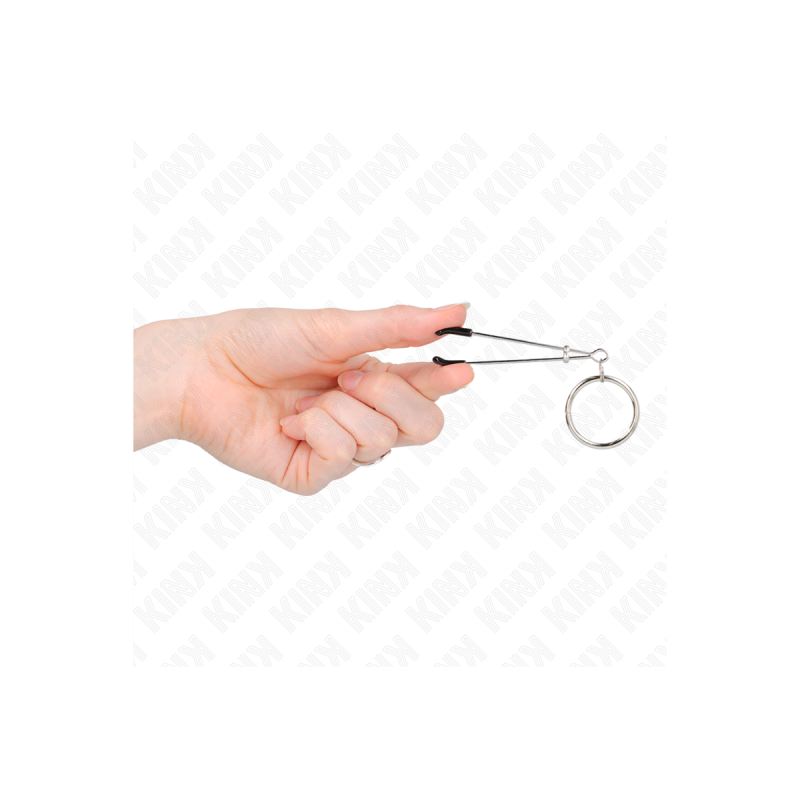 KINK - DÜNNE NIPPELKLEMMEN MIT O-RING 7 CM - KINK NIPPLE GRIP - Sadom…