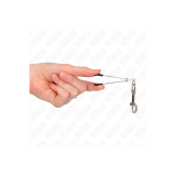 KINK - DÜNNE HAKEN-NIPPELKLAMMERE SILBER 7 CM - KINK NIPPLE GRIP - Sa…