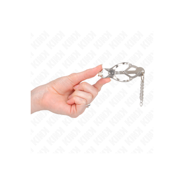 KINK - PINZE PER CAPEZZOLI TRIFOGLIO GIAPPONESE CON CATENINE ARGENTO…