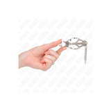 KINK - JAPANESE CLOVER NIPPLE CLAMPS WITH LITTLE CHAINS SILVER - KINK…