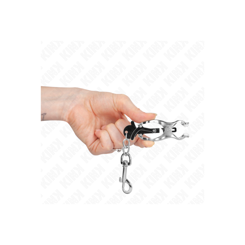 KINK - PINZE PER CAPEZZOLI TRIFOGLIO GIAPPONESE CON GANCI ARGENTO - K…