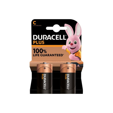 DURACELL - BATTERIA PLUS POWER ALCALINA C LR14 2 UNIT - Batterie