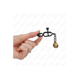 KINK - MORSETTI PER CAPEZZOLI STILE BELL JAW NERO 7 CM - KINK NIPPLE…