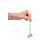 KINK - PINZE PER CAPEZZOLI TESCHIO LUMINOSO CON ANELLO CAMPANE REGOLA…