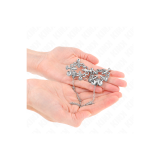 KINK - PINCES À METELLES FLEUR EN MÉTAL AVEC CHAÎNE - KINK NIPPLE GRI…