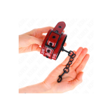 KINK - POIGNETS ROUGE FONCÉ 23 X 5 CM - KINK WRIST RESTRAINT - Répare…