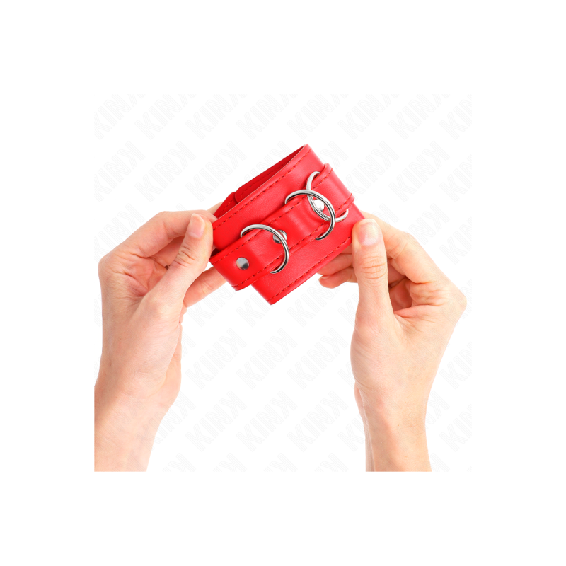 KINK - RESISTENZA DA POLSO CON 3 ANELLI A D REGOLABILE ROSSO 17,5-25…