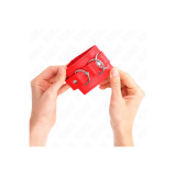 KINK - 3 D-RING WRIST RESTRAINTS ADJUSTABLE RED 17.5-25 CM X 6 CM - K…