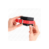 KINK - APPUI-POIGNETS NOIR AVEC CEINTURE ROUGE AJUSTABLE 17-28 CM X 6…