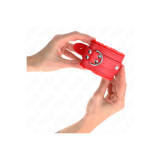 KINK - RESISTENZA DA POLSO IMBOTTITA IN PELLICCIA ROSSO CON CINTURA R…