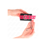 KINK - RESISTENZA DA POLSO IN NYLON NERO CON CINTURA IN SIMILPELLE RO…