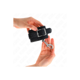 KINK - WRIST RESTRAINTS-SINGLE RIVET ROW BLACK ADJUSTABLE 17-28 CM X…