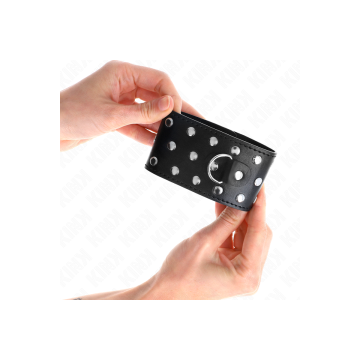 KINK - RESISTENZA DA POLSO PUNK REGOLABILE 19-24 CM X 5,5 CM - KINK W…