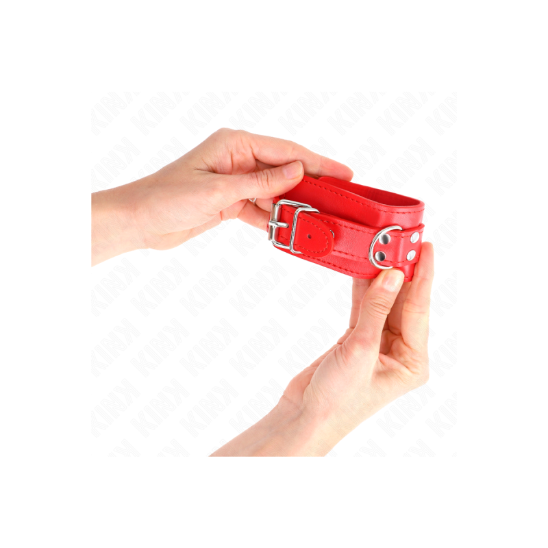 KINK - APPAREILS-POIGNETS SIMPLES ROUGE AJUSTABLES 20-23 CM X 5,5 CM…