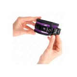 KINK - NEOPREN HANDGELENKFESSELN HELLLILA VERSTELLBAR 21-28 CM X 5 CM…