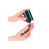 KINK - APPAREILS DE POIGNET EN NYLON À CROCHET ET BOUCLE NOIR-BLEU RÉ…