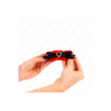 KINK - POLSO ELASTICO IN PIZZO DETTAGLI CUORE ROSSO REGOLABILE 22-35…