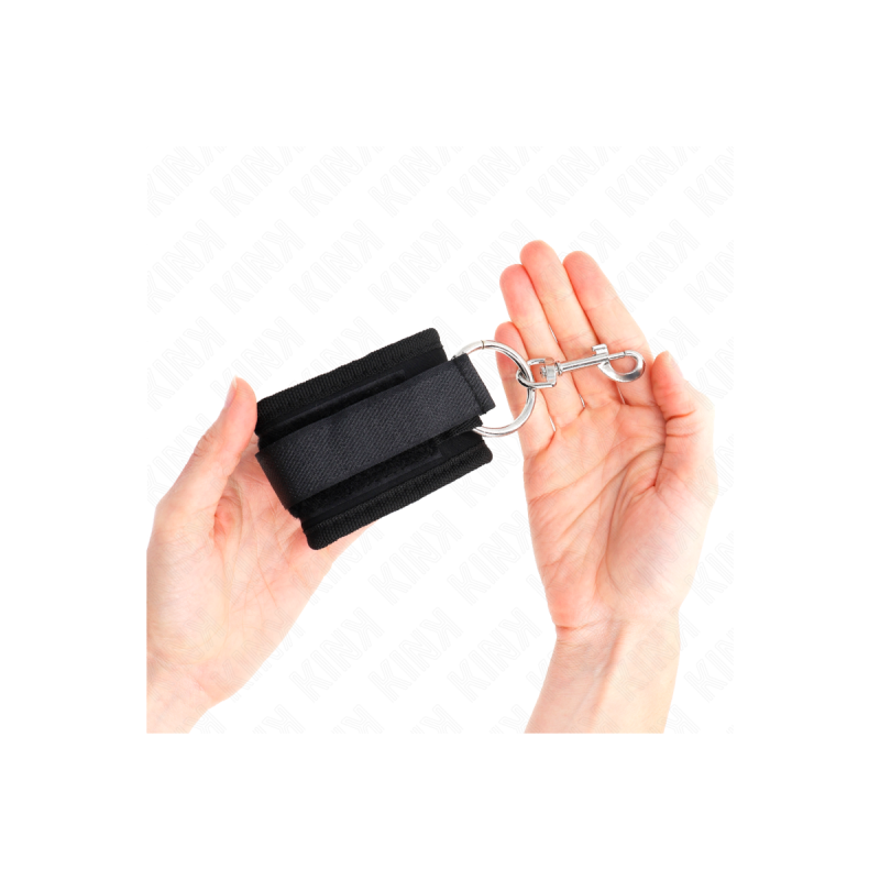 KINK - WRIST RESTRAINTS BLACK ADJUSTABLE 18-35 CM X 6 CM - KINK WRIST…