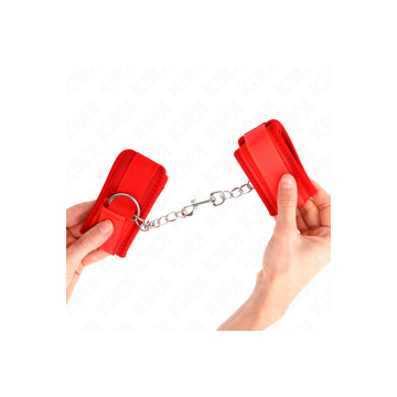 KINK - NEOPREN HANDGELENKFESSELN ROT 42 X 5 CM - KINK WRIST RESTRAINT…
