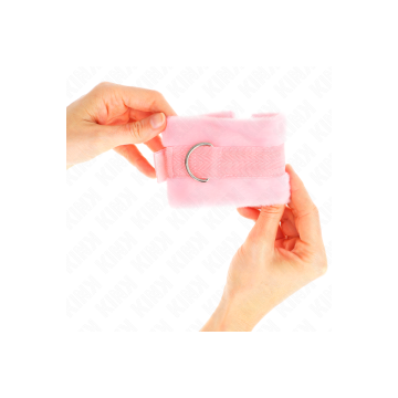 KINK - BEGINNER PELZHANDMANSCHETTEN ROSA 30 X 7 CM - KINK WRIST RESTR…