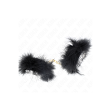 KINK - FEATHER HAND CUFFS WITH GOLD CHAIN MODEL 0 - KINK WRIST RESTRA…