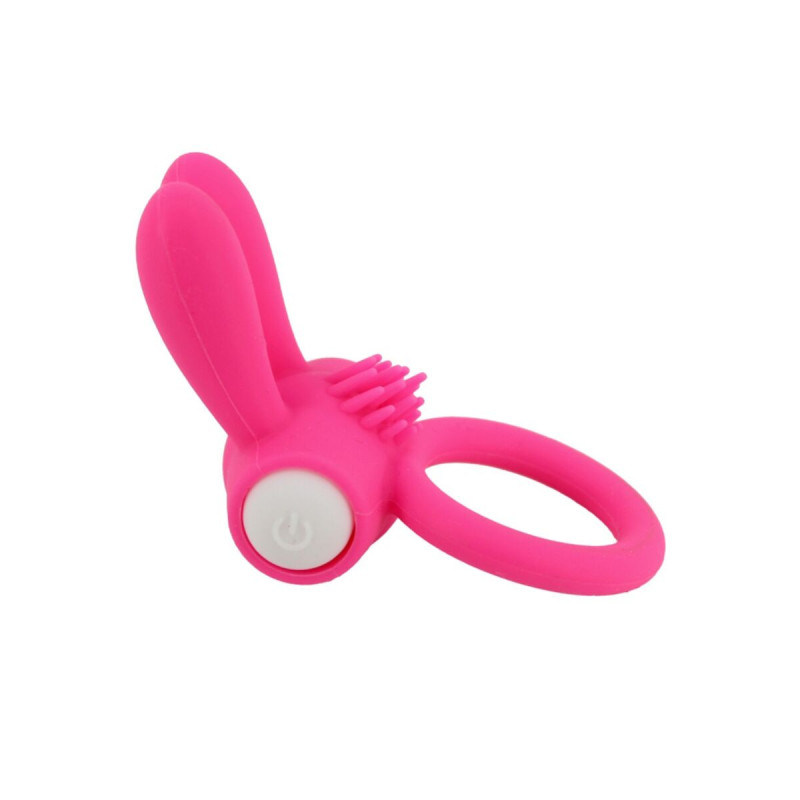 ARMONY - MR BUNNY VIBRATORRING SILIKON ROSA - ARMONY FOR HIM - Cockri…