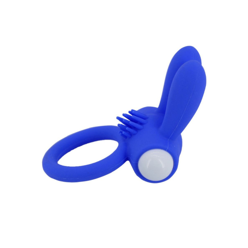 ARMONY - MR BUNNY ANELLO VIBRATORE IN SILICONE BLU - ARMONY FOR HIM -…