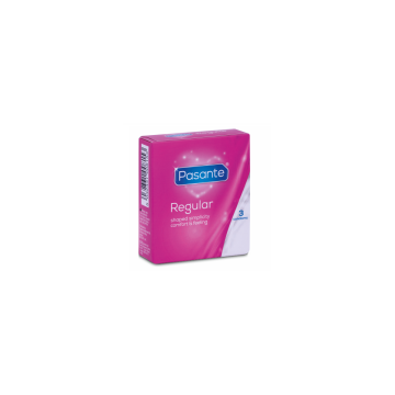 PASANTE - CONDOM REGULAR RANGE 3 UNITS - Natural Range | Vybes.it