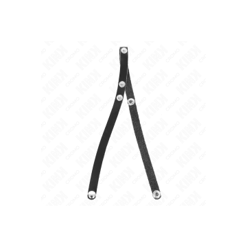 KINK - ANELLO PER PENE IN PELLE CON CHIUSURA A PRESSIONE 39 X 1 CM -…