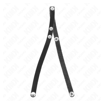 KINK - ANILLO PENE CUERO CON CIERRE A PRESIÓN 39 X 1 CM