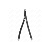 KINK - LEATHER PENIS RING WITH PRESSURE CLOSURE 39 X 1 CM - KINK RING…